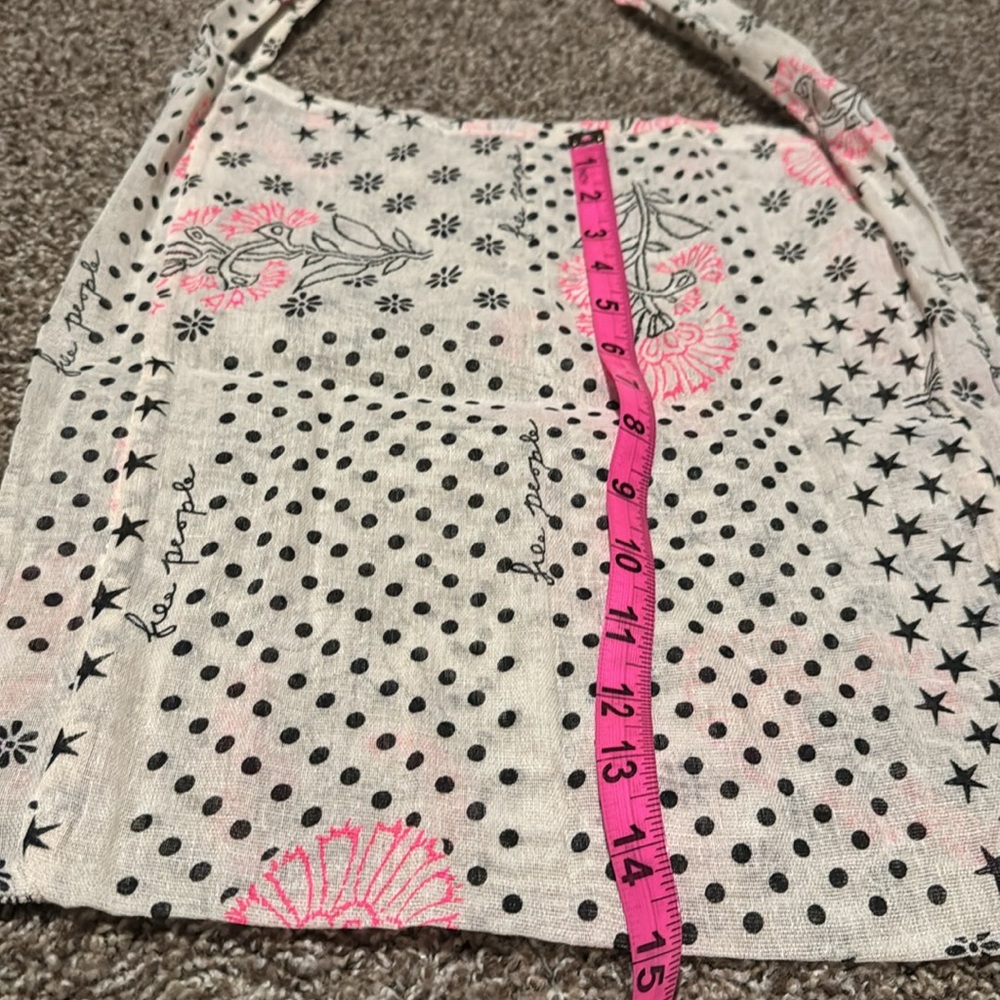 Free People lightweight cheesecloth tote bag - new! - Picture 4 of 6